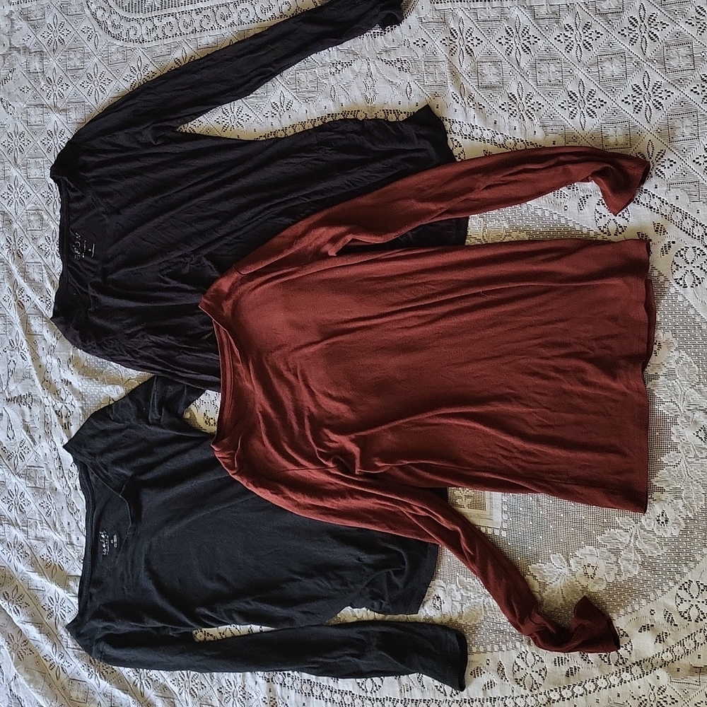 BUNDLE of 3 Long Sleeve Maternity Tops Bundle